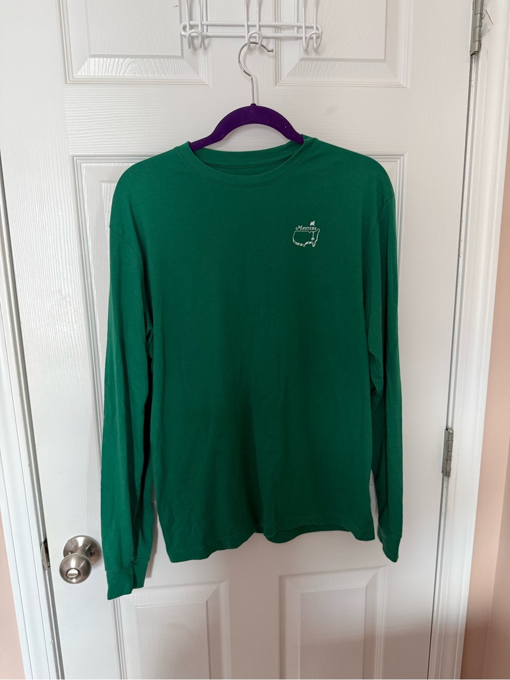 Masters Long-Sleeve Crew Neck Shirt in Green